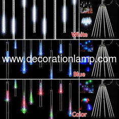 led meteor shower rain tube lights