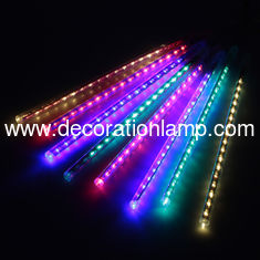 led meteor shower rain tube lights