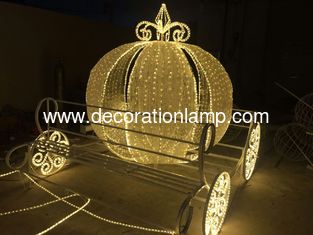 led outdoor christmas decoration horse carriage