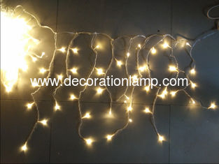 led icicle string lights outdoor