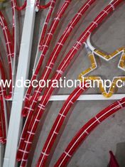 led christmas pole motif light