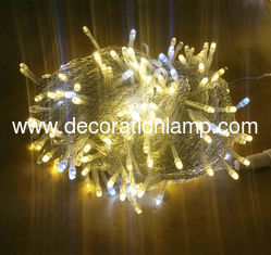 China led christmas string lights 70% leds static and 30% leds twinkle supplier