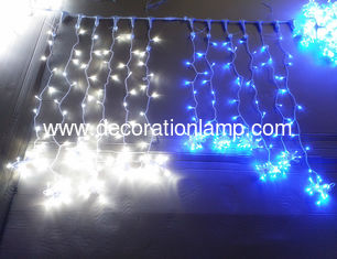 China Decorative LED curtain star string lights for Christmas decoration supplier