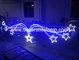 christmas outdoor street led star decorations