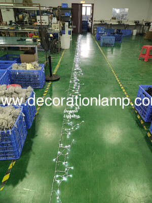 led icicle string lights outdoor