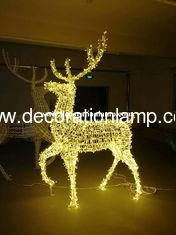 large outdoor christmas reindeer light