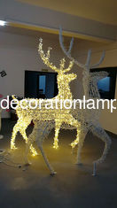 large outdoor christmas reindeer light