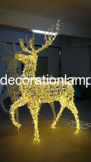 large outdoor christmas reindeer light