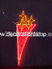 2d pole motif light