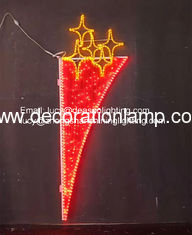 2d pole motif light