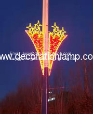 2d pole motif light