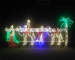 China outdoor lighted nativity sets supplier