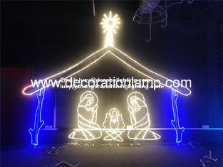 outdoor lighted nativity sets