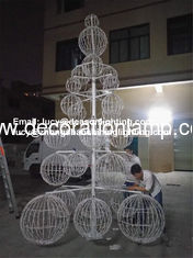 Led christmas ball tree