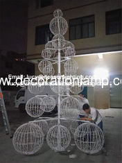 Led christmas ball tree