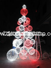 Led christmas ball tree