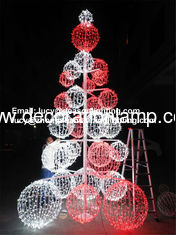 Led christmas ball tree