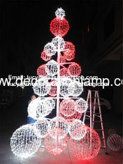 China Led christmas ball tree supplier