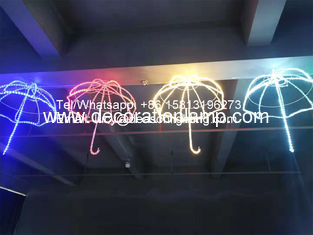 China Hanging christmas decorations light street motif led umbrella supplier