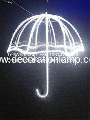 Hanging christmas decorations light street motif led umbrella