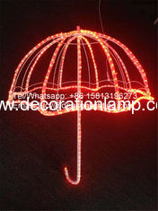 Hanging christmas decorations light street motif led umbrella