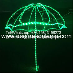 Hanging christmas decorations light street motif led umbrella