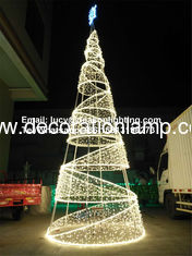 led spiral christmas tree