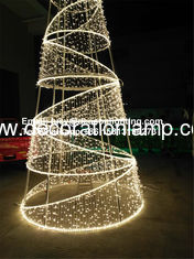 led spiral christmas tree