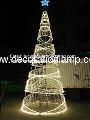 led spiral christmas tree