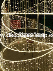 led spiral christmas tree