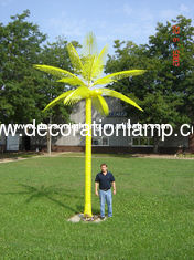 2016 Promotion China made Led artificial coconut tree, outdoor led palm tree light for dec