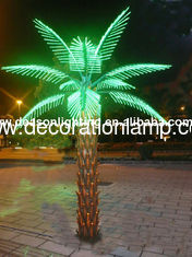 2016 Promotion China made Led artificial coconut tree, outdoor led palm tree light decor