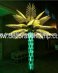 artificial led light palm tree