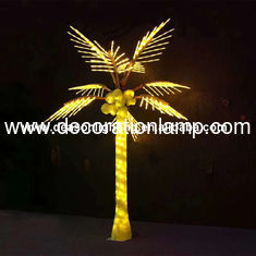 China led artificial decorative outdoor lighted palm tree supplier