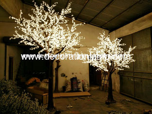 artificial lighted trees