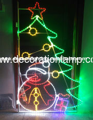 2017 New Outdoor Christmas street decorations light 2D led pole motif lights