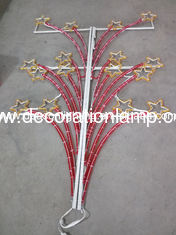 led christmas pole motif light