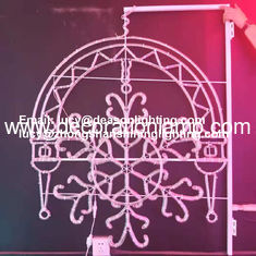 christmas pole decorations lights