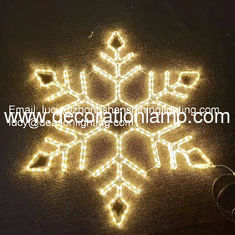 Christmas light snowflake