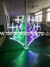 led christmas tree outdoor pole decoration lights