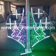 led christmas tree outdoor pole decoration lights