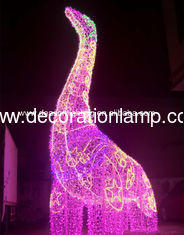 large dinosaur outdoor christmas decorations