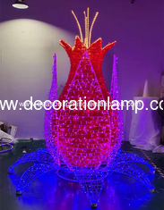 led 3d motif flower