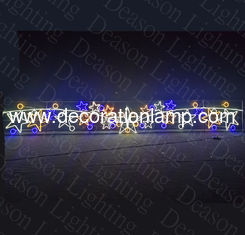 outdoor decorative cross street motif light