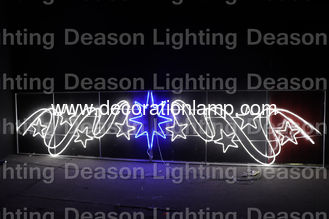 led decoration street christmas star lights