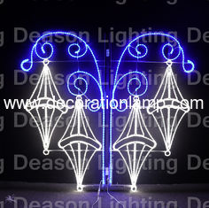 China christmas outdoor pole lights supplier