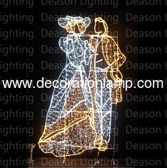 outdoor christmas lighted decorations