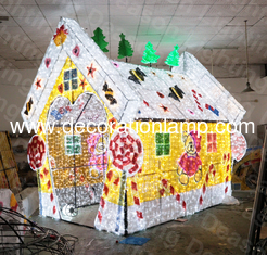 China led christmas outdoor giant christmas house decorations supplier