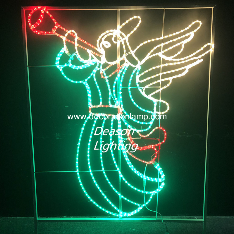 Christmas angel motif lights