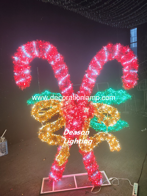 christmas candy cane decoration lights